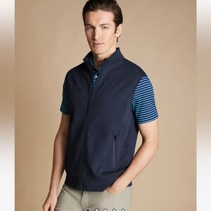 Charles Tyrwhitt Performance Vest - Color Navy - Size L (Brand New with Tags)